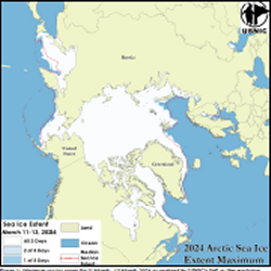 Thumbnail image of Arctic Sea Ice at Maximum Extent