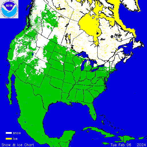 ims2024037_usa Today snow & ice depth North Hemisphere #Europe & #USA #snow (Stratul de zapadă masurat in Europa si US astazi)