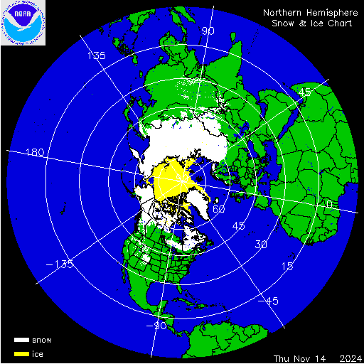 ims2024319 Current Snow and Ice Depth in Europe and USA