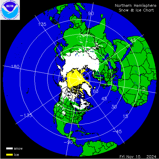 ims2024320 Current Snow and Ice Depth in Europe and USA