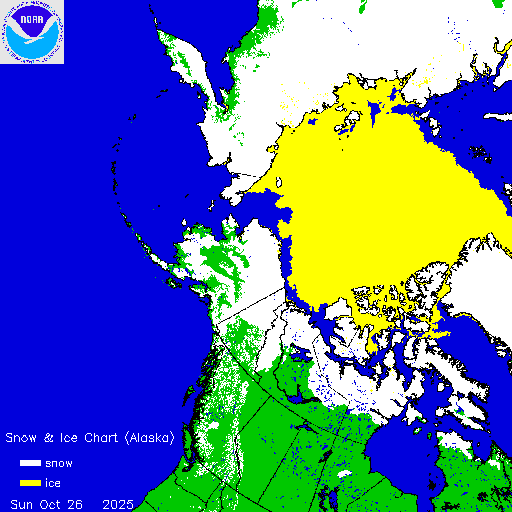 Thumbnail image 
                 of current Alaska region snow and ice chart
