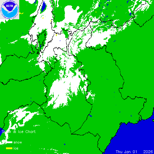 Thumbnail image 
                 of current Afghanistan snow and ice chart