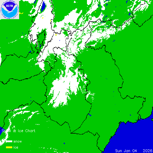 Thumbnail image 
                 of current Afghanistan snow and ice chart