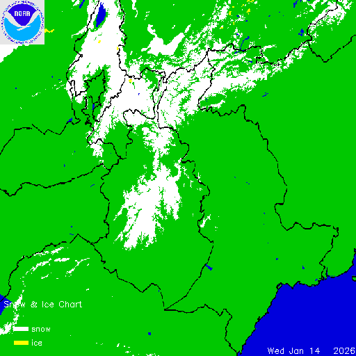 Thumbnail image 
                 of current Afghanistan snow and ice chart