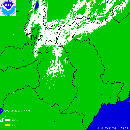 Thumbnail image 
                 of current Afghanistan snow and ice chart