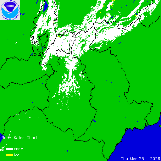 Thumbnail image 
                 of current Afghanistan snow and ice chart