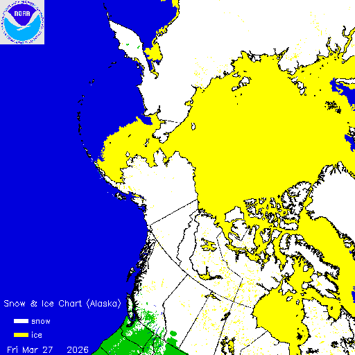 Thumbnail image 
                 of current Alaska region snow and ice chart