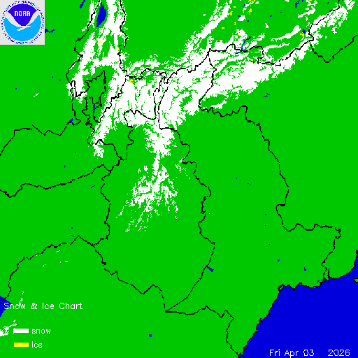 Thumbnail image 
                 of current Afghanistan snow and ice chart