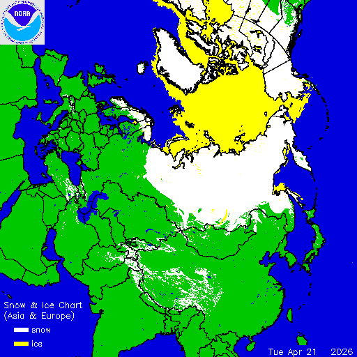 Thumbnail image 
                 of current Europe to Asia snow and ice chart