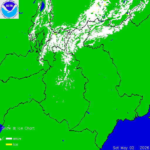 Thumbnail image 
                 of current Afghanistan snow and ice chart