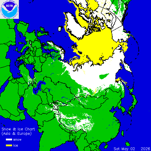 Thumbnail image 
                 of current Europe to Asia snow and ice chart