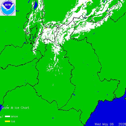 Thumbnail image 
                 of current Afghanistan snow and ice chart