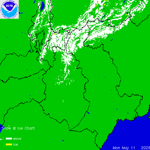 Thumbnail image 
                 of current Afghanistan snow and ice chart