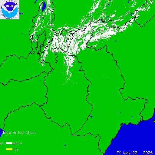 Thumbnail image 
                 of current Afghanistan snow and ice chart