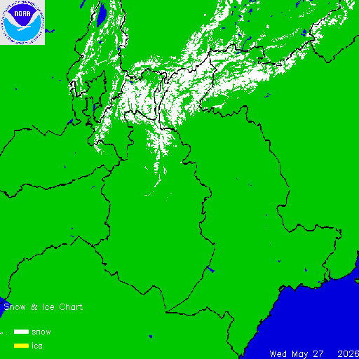 Thumbnail image 
                 of current Afghanistan snow and ice chart