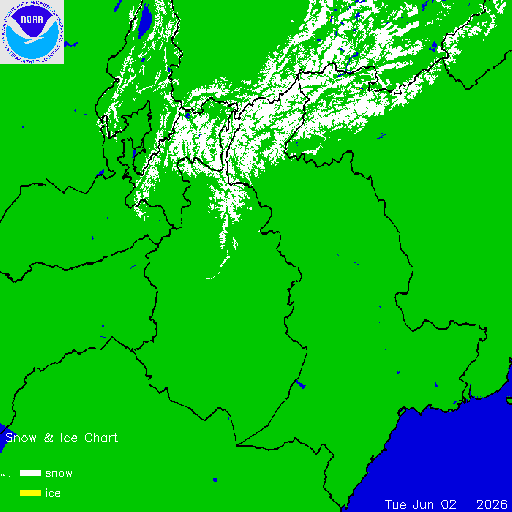 Thumbnail image 
                 of current Afghanistan snow and ice chart