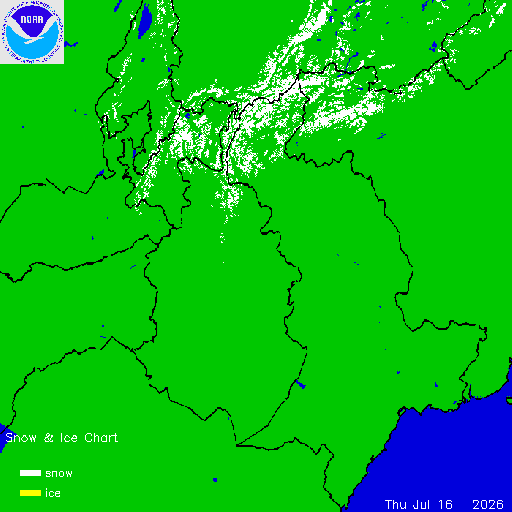 Thumbnail image 
                 of current Afghanistan snow and ice chart