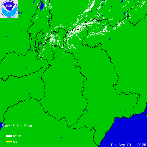 Thumbnail image 
                 of current Afghanistan snow and ice chart