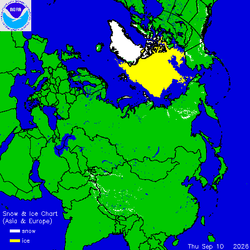 Thumbnail image 
                 of current Europe to Asia snow and ice chart