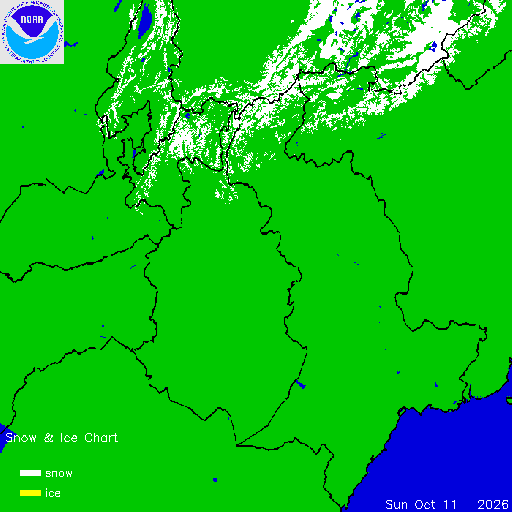 Thumbnail image 
                 of current Afghanistan snow and ice chart