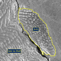 Thumbnail image of Iceberg B-52 Has Calved From the Getz Ice Shelf