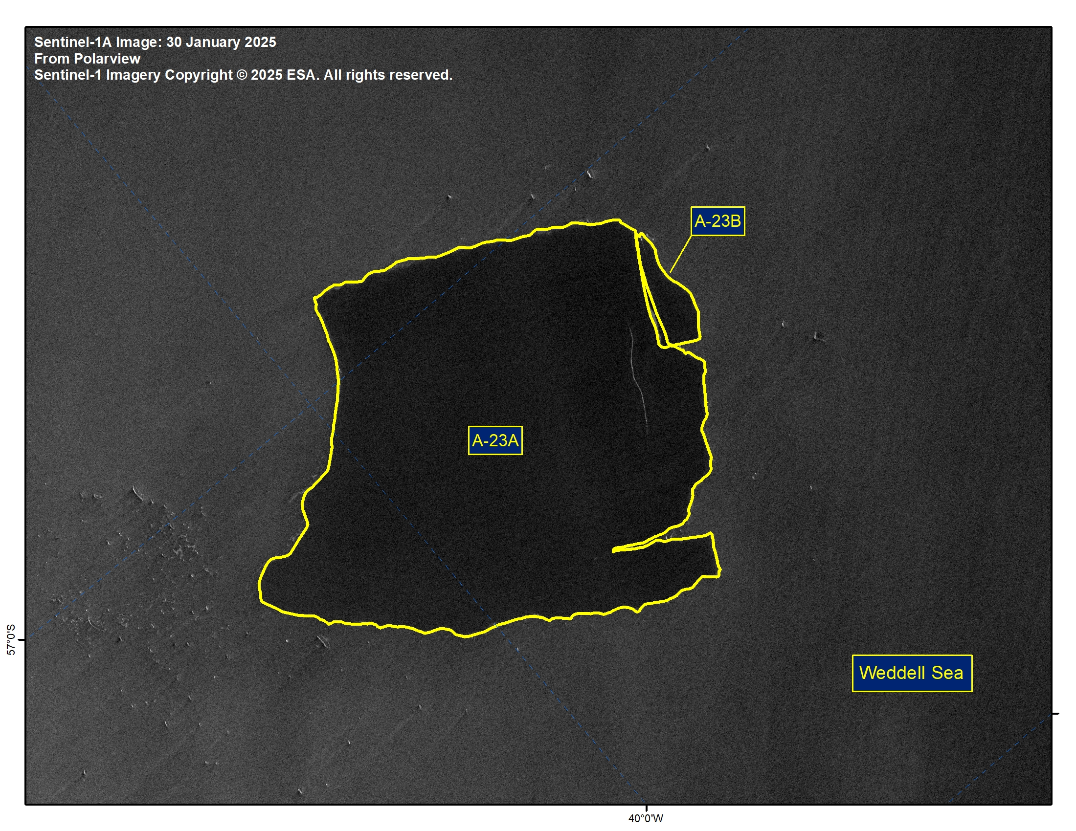 image of Iceberg A-22B