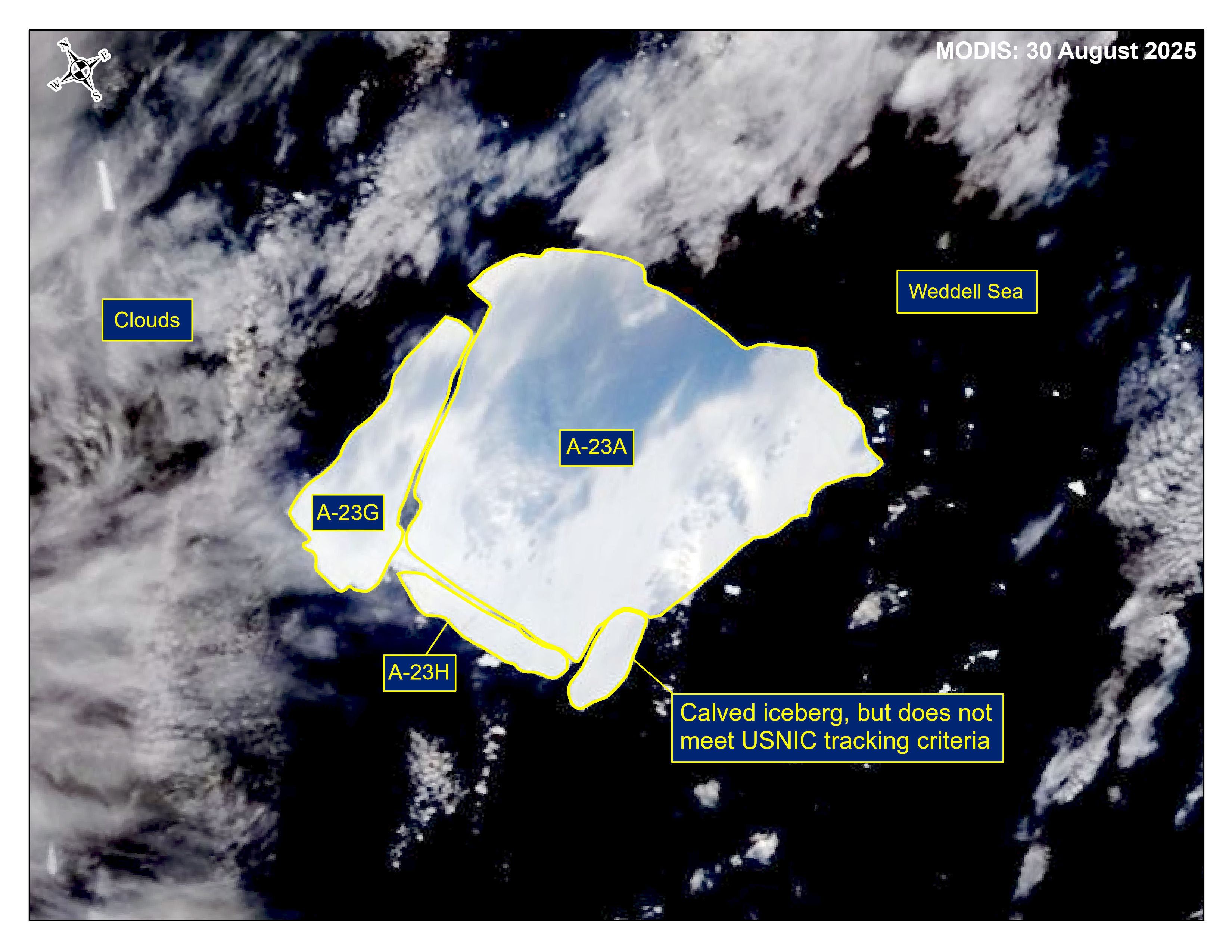 image of Iceberg A-23GH