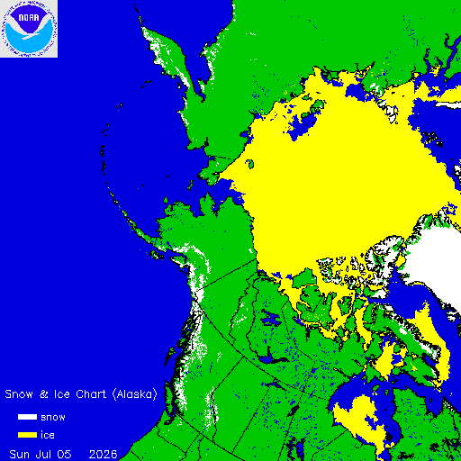 Alaska Snow & Ice Chart