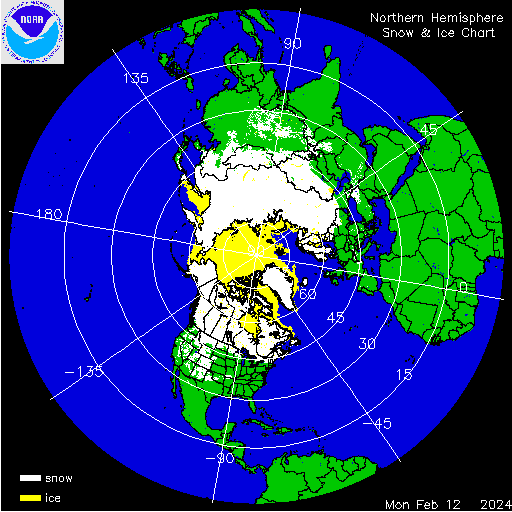 Northern Hemisphere Snow Cover - NOHRSC - The ultimate source for