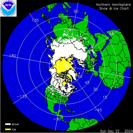 Northern Hemisphere Snow & Ice Chart