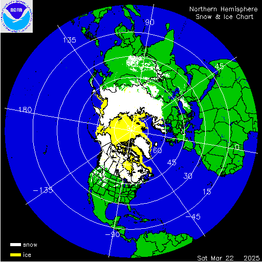 Northern Hemisphere Snow & Ice Chart