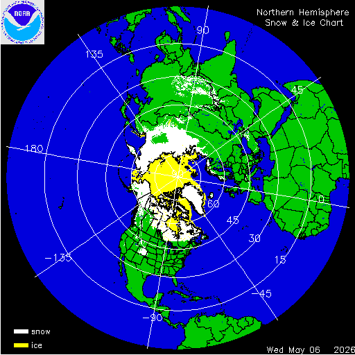 Northern Hemisphere Snow & Ice Chart