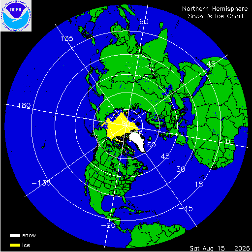 Northern Hemisphere Snow & Ice Chart