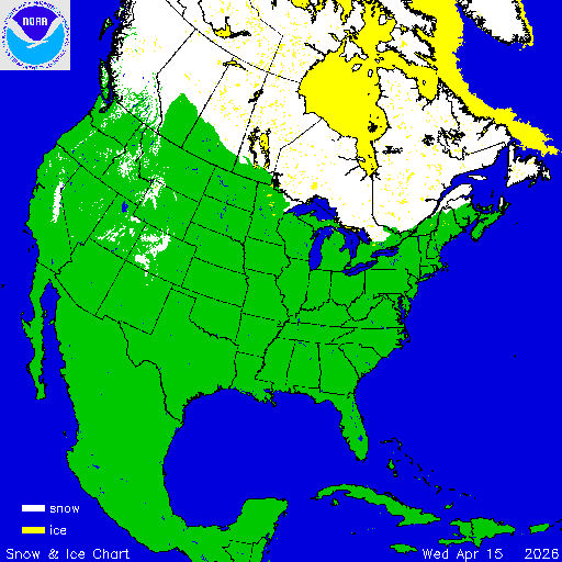 North America Snow & Ice Chart