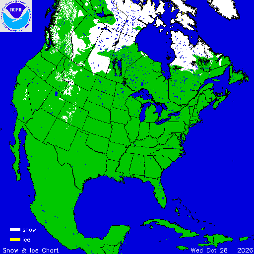 Yesterday U.S. Snow & Ice Chart