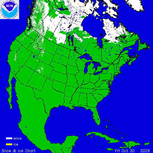 North America Snow & Ice Chart